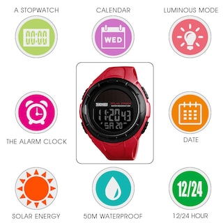 Foto 2 | Foto 2 | Venta Internacional - Reloj Skmei Solar Digital Sports 50 M Resistente Al Agua Para Hombre