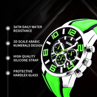 Foto 5 | Foto 5 | Venta Internacional - Reloj Findtime Big Face Con Cronógrafo Analógico, Cuarzo, Agua, Para Hombre