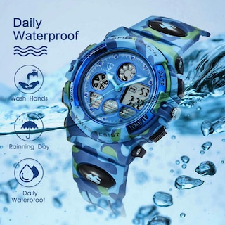 Foto 2 | Foto 2 | Venta Internacional - Calendario Digital Con Alarma Led Deportivo Impermeable Para Niños De Aswan