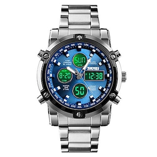 Foto 1 | Foto 1 | Venta Internacional - Reloj Bozlun Con Doble Pantalla Analógica Y Digital Para Hombre Con Alarma