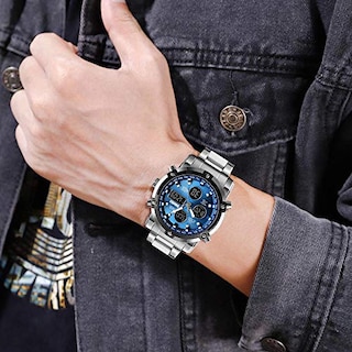 Foto 6 | Foto 6 | Venta Internacional - Reloj Bozlun Con Doble Pantalla Analógica Y Digital Para Hombre Con Alarma