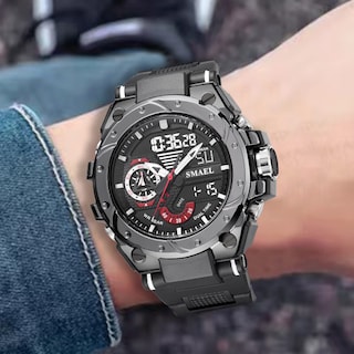 Foto 2 | Foto 2 | Venta Internacional - Reloj Deportivo Cnbro Digital Táctico Para Hombre, Resistente Al Agua, 50 M