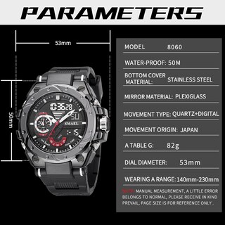 Foto 6 | Foto 6 | Venta Internacional - Reloj Deportivo Cnbro Digital Táctico Para Hombre, Resistente Al Agua, 50 M