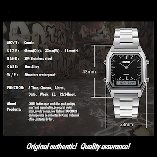 Foto 6 | Foto 6 | Venta Internacional - Reloj De Pulsera Gosasa Impermeable Analógico Digital Para Hombre