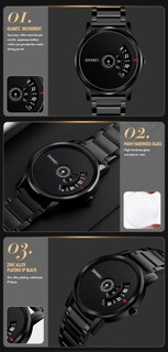 Foto 6 | Foto 6 | Venta Internacional - Reloj Gosasa Quartz, Resistente Al Agua, 30 M, De Acero Completo Para Hombre