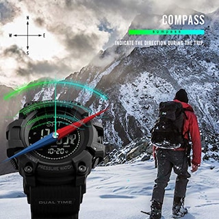 Foto 2 | Foto 2 | Venta Internacional - Reloj Digital Skmei 1358 Compass Para Deportes Al Aire Libre, 5 Atm, Morado
