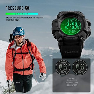 Foto 5 | Foto 5 | Venta Internacional - Reloj Digital Skmei 1358 Compass Para Deportes Al Aire Libre, 5 Atm, Morado
