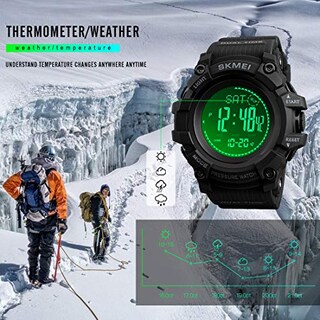 Foto 6 | Foto 6 | Venta Internacional - Reloj Digital Skmei 1358 Compass Para Deportes Al Aire Libre, 5 Atm, Morado