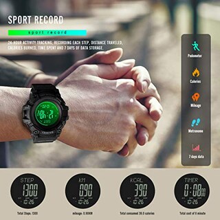 Foto 7 | Foto 7 | Venta Internacional - Reloj Digital Skmei 1358 Compass Para Deportes Al Aire Libre, 5 Atm, Morado