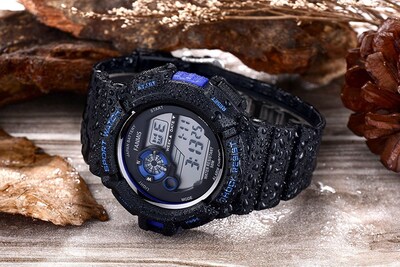 Foto 3 | Foto 3 | Venta Internacional - Reloj Fanmis Sports Con Retroiluminación Led, 50 M, Resistente Al Agua, Color Negro
