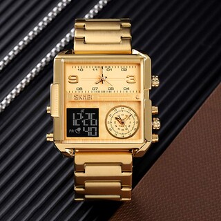 Foto 3 | Foto 3 | Venta Internacional - Reloj Skmei, Correa Digital De Cuero Militar Impermeable Para Hombre