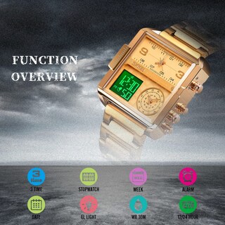 Foto 6 | Foto 6 | Venta Internacional - Reloj Skmei, Correa Digital De Cuero Militar Impermeable Para Hombre