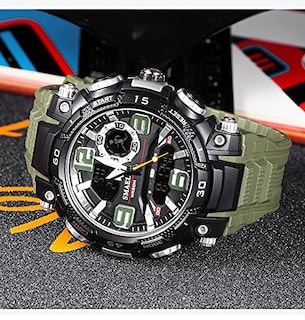 Foto 2 | Foto 2 | Venta Internacional - Reloj Smael Para Hombre, Impermeable, Para Deportes Militares, Retroiluminación Led