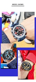 Foto 3 | Foto 3 | Venta Internacional - Reloj Smael Para Hombre, Impermeable, Para Deportes Militares, Retroiluminación Led