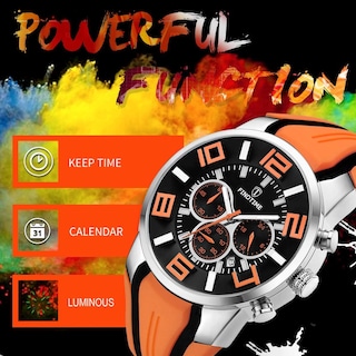 Foto 6 | Foto 6 | Venta Internacional - Reloj Findtime Findtime Para Hombre Con Esfera Grande, Cronómetro De 3 Atm