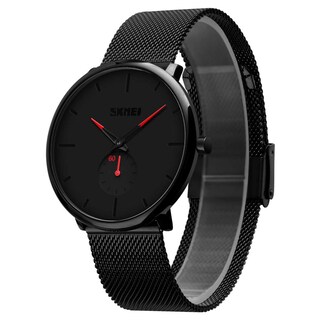 Foto 2 | Foto 2 | Venta Internacional - Reloj De Pulsera Ultradelgado Pizitang Para Hombre De Acero Inoxidable