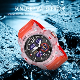 Foto 5 | Foto 5 | Venta Internacional - Reloj Deportivo Smael 8007 De Cuarzo Digital Con Doble Movimiento Para Hombre