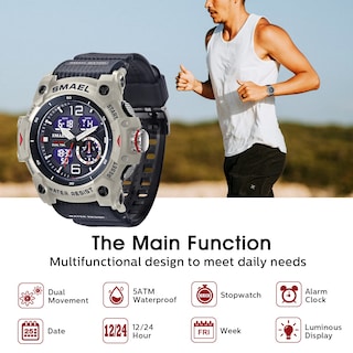 Foto 4 | Foto 4 | Venta Internacional - Reloj Deportivo Digital L Lavaredo Lavaredo Para Hombre, A Prueba De Golpes