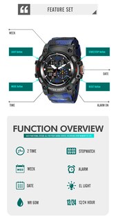 Foto 5 | Foto 5 | Venta Internacional - Reloj Deportivo Kxaito 8007 Led Impermeable para Hombre