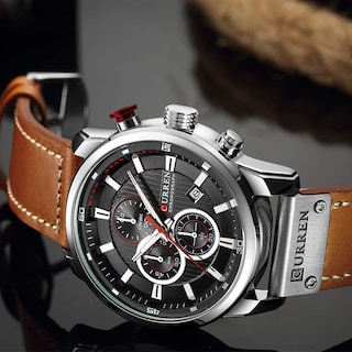 Foto 3 | Foto 3 | Venta Internacional - Reloj Tonnier, Deportivo Militar, Piel De Cuarzo, 45 Mm, Para Hombre