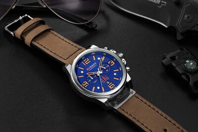 Foto 5 | Foto 5 | Venta Internacional - Reloj Curren De Cuero Impermeable Militar Para Hombre