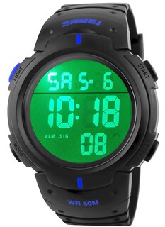Foto 1 | Foto 1 | Venta Internacional - Reloj Pasoy Digital 50 M Resistente Al Agua Con Luz Led Para Deporte