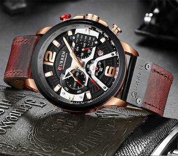 Foto 2 | Foto 2 | Venta Internacional - Reloj Curren Chronograph Fashion Military Multifunción