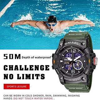 Foto 6 | Foto 6 | Venta Internacional - Reloj Táctico Analógico Hooshu de Doble Pantalla para Hombre