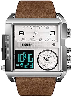 Foto 1 | Foto 1 | Venta Internacional - Reloj Skmei LED Cuadrado con Multizona Horaria para Hombres