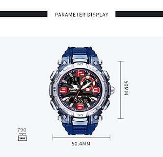 Foto 4 | Foto 4 | Venta Internacional - Reloj Smael Para Hombre, Impermeable, Deportivo, 50 M, Retroiluminación Led