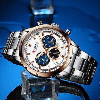 Foto 3 | Foto 3 | Venta Internacional - Reloj Curren Sport Quartz Cronógrafo Para Hombre Con Esfera De 47 Mm