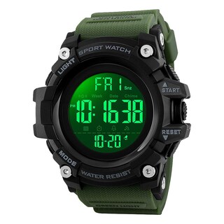 Foto 1 | Foto 1 | Venta Internacional - Reloj Bozlun Digital Militar Impermeable con Cronógrafo y Doble Zona Horaria