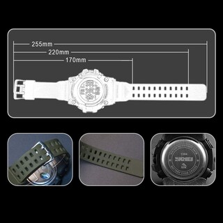 Foto 5 | Foto 5 | Venta Internacional - Reloj Bozlun Digital Militar Impermeable con Cronógrafo y Doble Zona Horaria