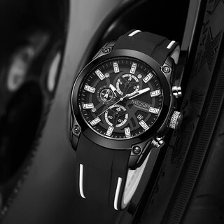 Foto 6 | Foto 6 | Venta Internacional - Reloj Megir Deportivo para Hombre con Cronógrafo y Luz Luminosa