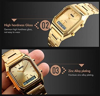 Foto 3 | Foto 3 | Venta Internacional - Reloj Bomieux, Analógico Y Digital, Doble Hora, 30 M, Resistente Al Agua