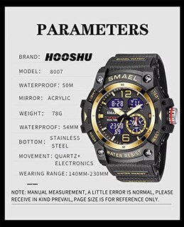 Foto 2 | Foto 2 | Venta Internacional - Reloj Hooshu Tactical Para Hombre, Analógico, Dual D, Impermeable, 5 Atm