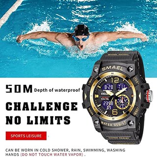 Foto 6 | Foto 6 | Venta Internacional - Reloj Hooshu Tactical Para Hombre, Analógico, Dual D, Impermeable, 5 Atm