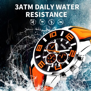 Foto 6 | Foto 6 | Venta Internacional - Reloj Findtime Big Face Con Cronógrafo Analógico, Cuarzo, Agua, Para Hombre