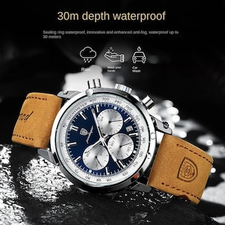 Foto 2 | Foto 2 | Venta Internacional - Reloj De Cuarzo Genérico Pe903 Resistente Al Agua 50 M Para Hombre