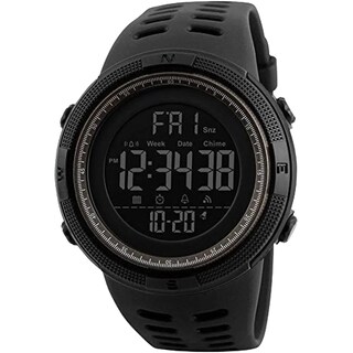 Foto 1 | Foto 1 | Venta Internacional - Reloj Digital De Cuarzo Burk 1251gd Para Hombre, Resistente Al Agua Hasta 50 M