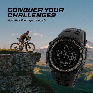 Foto 6 | Foto 6 | Venta Internacional - Reloj Digital De Cuarzo Burk 1251gd Para Hombre, Resistente Al Agua Hasta 50 M