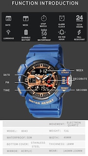 Foto 5 | Foto 5 | Venta Internacional - Reloj Gosasa S-shock Sport Para Hombre Resistente Al Agua Hasta 5 Atm