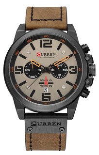 Foto 1 | Foto 1 | Venta Internacional - Reloj para Hombre Curren Impermeable Café