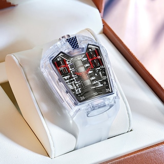 Foto 2 | Foto 2 | Venta Internacional - Reloj Genérico De Cuarzo De Silicona Transparente Para Hombre