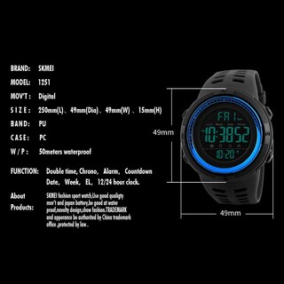 Foto 6 | Foto 6 | Venta Internacional - Pantalla Led Digital Watch Xiifx De Cara Grande A Prueba De Agua Para Niños