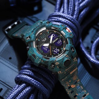 Foto 2 | Foto 2 | Venta Internacional - Reloj Smael Para Hombre, Led Digital, Militar, Resistente Al Agua, 50 M