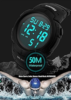Foto 5 | Foto 5 | Venta Internacional - Reloj Pasoy Digital 50 M Resistente Al Agua Con Luz Led Para Hombres/mujeres