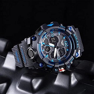 Foto 2 | Foto 2 | Venta Internacional - Reloj Smael Con Alarma Led Impermeable Para Hombre, Militar Y Exterior