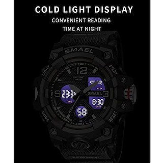 Foto 4 | Foto 4 | Venta Internacional - Reloj Smael Con Alarma Led Impermeable Para Hombre, Militar Y Exterior