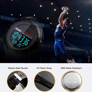 Foto 6 | Foto 6 | Venta Internacional - Reloj Skmei Solar Digital Sports Para Hombre, 50 M, Resistente Al Agua